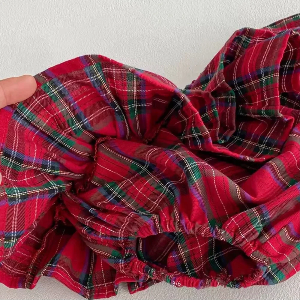 New Plaid Ruffle Bloomers for Kids 0-6 months